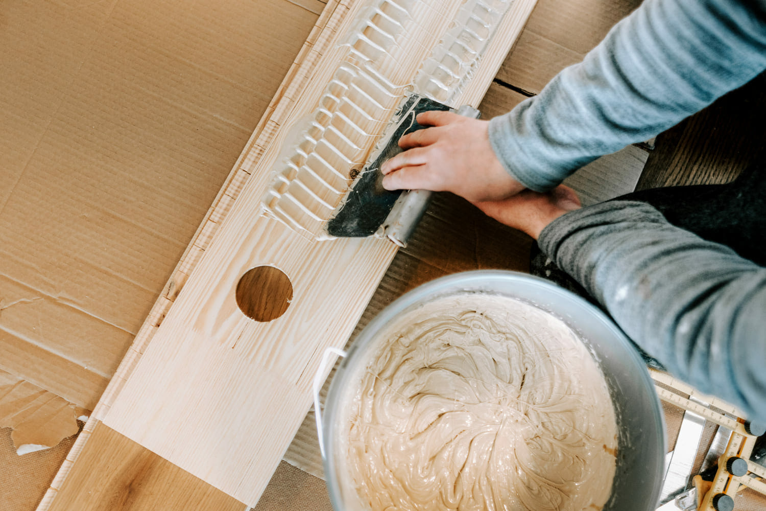 wood floor installation